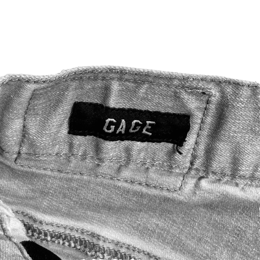 Affliction Jeans Men's 34 Long Gage Moto Stretch Charcoal Fade Motorcycle Style - Picture 8 of 16